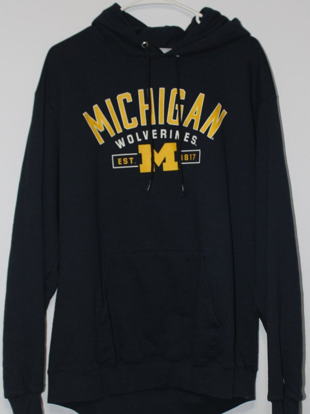 Michigan Wolverines Champion Eco Men’s XL Navy Pullover Hoodie NCAA